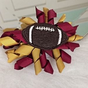 FSU Boutique Embroidered Football Embellished